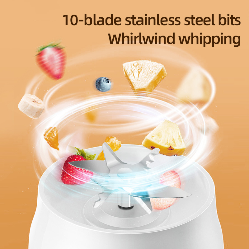 450ml Portable Blender 10 Blad - Portable Blender Usb Rechargeable ulasan dan harga