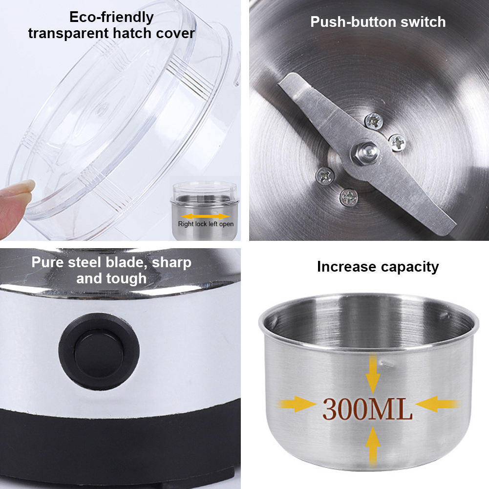 Electric Coffee Grinder Stainl - Coffee Bean Grinder Electric ulasan dan harga