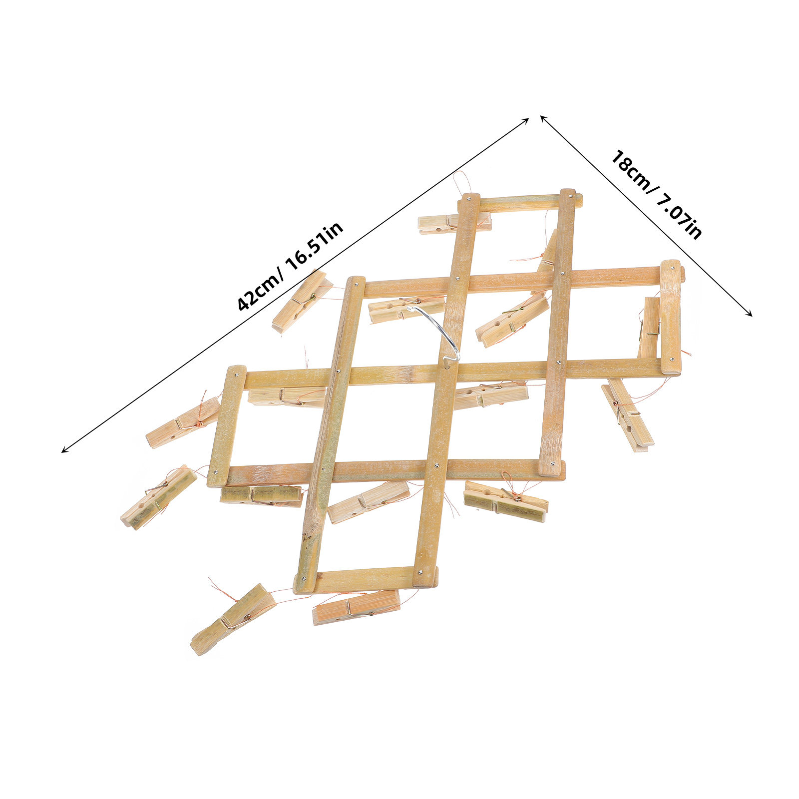 16 Peg Multi Functional Bamboo - Laundry ulasan dan harga