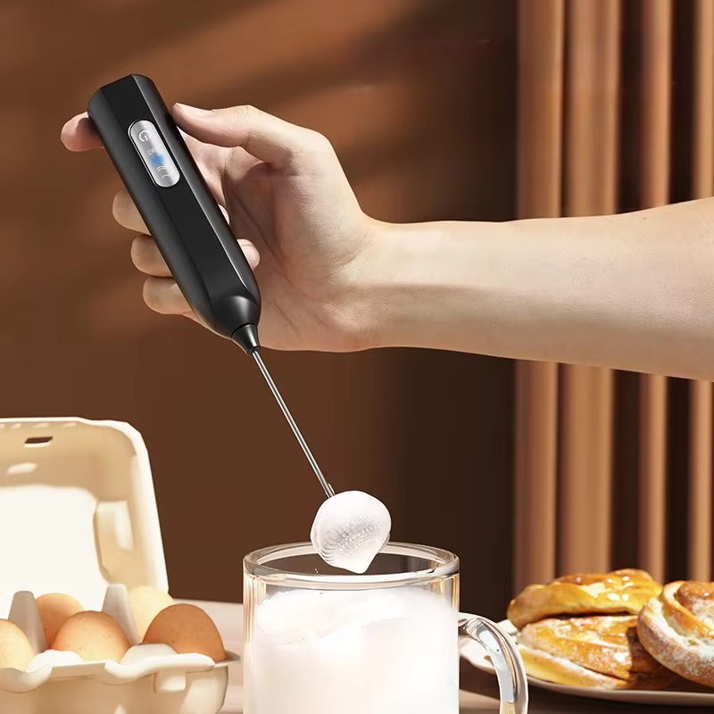 Electric Handheld Milk Frother - Portable Blender Usb Rechargeable ulasan dan harga