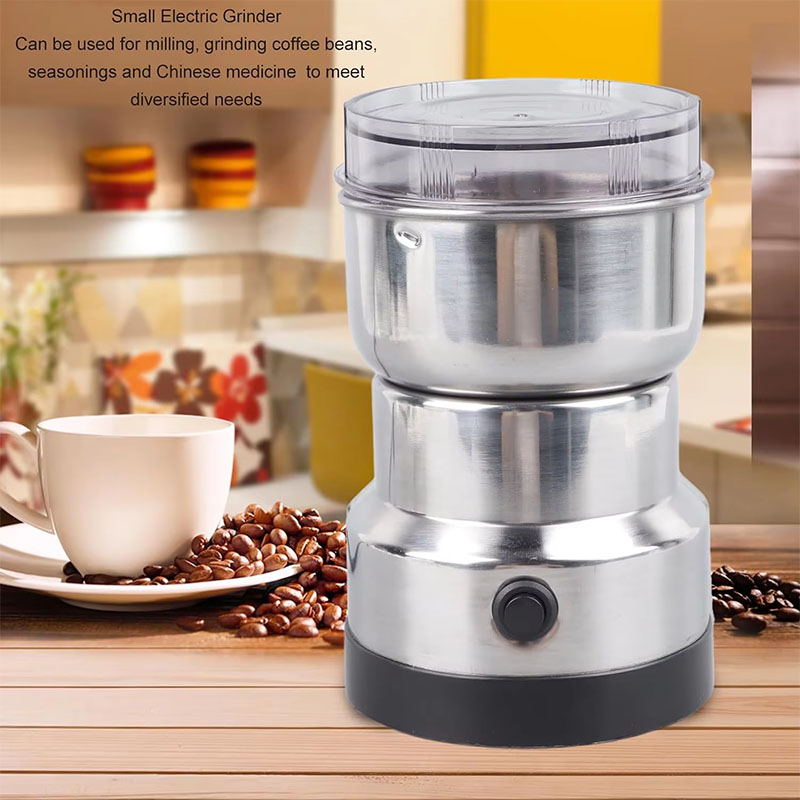 Kitchen Multifunctional 4 Blad - Coffee Bean Grinder Electric ulasan dan harga