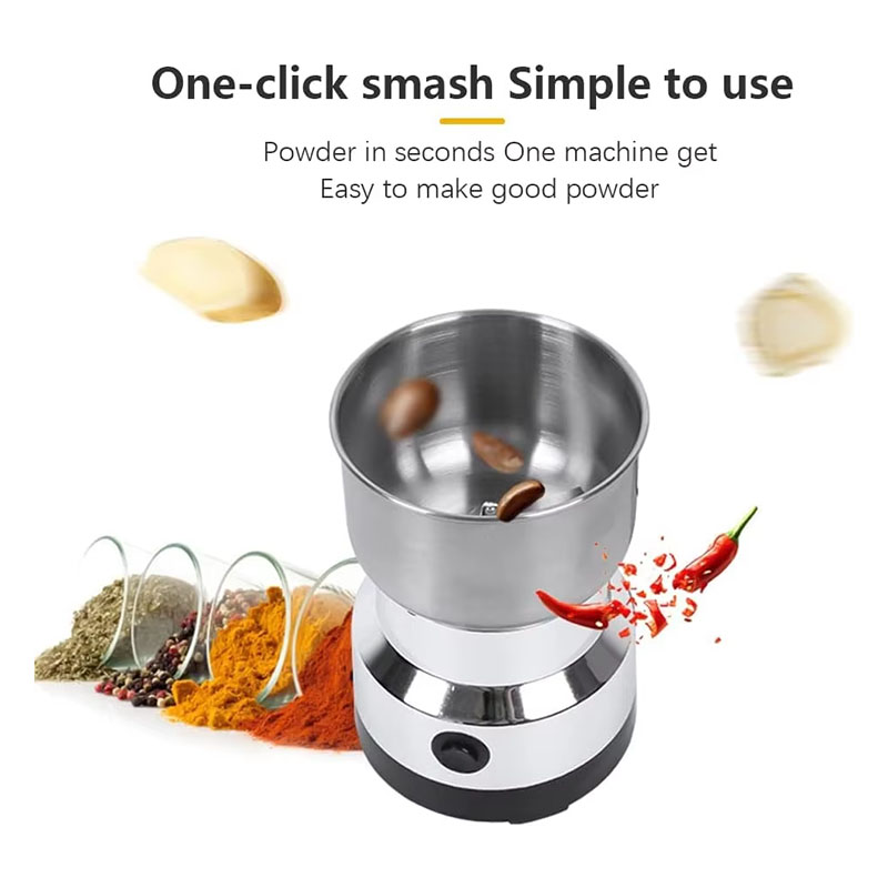 Kitchen Multifunctional 4 Blad - Coffee Bean Grinder Electric ulasan dan harga